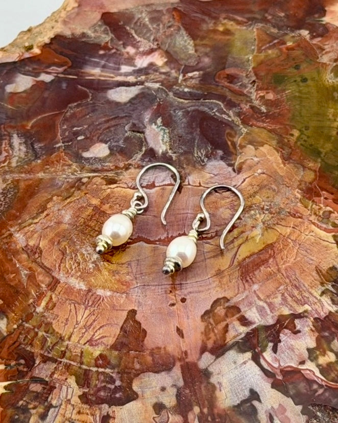 Handcrafted Freshwater Pearl Earrings